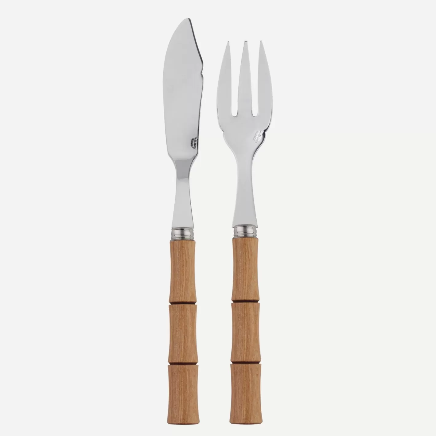 Sabre Paris Fish Knife | Fish Fork>Bamboo, Light press wood