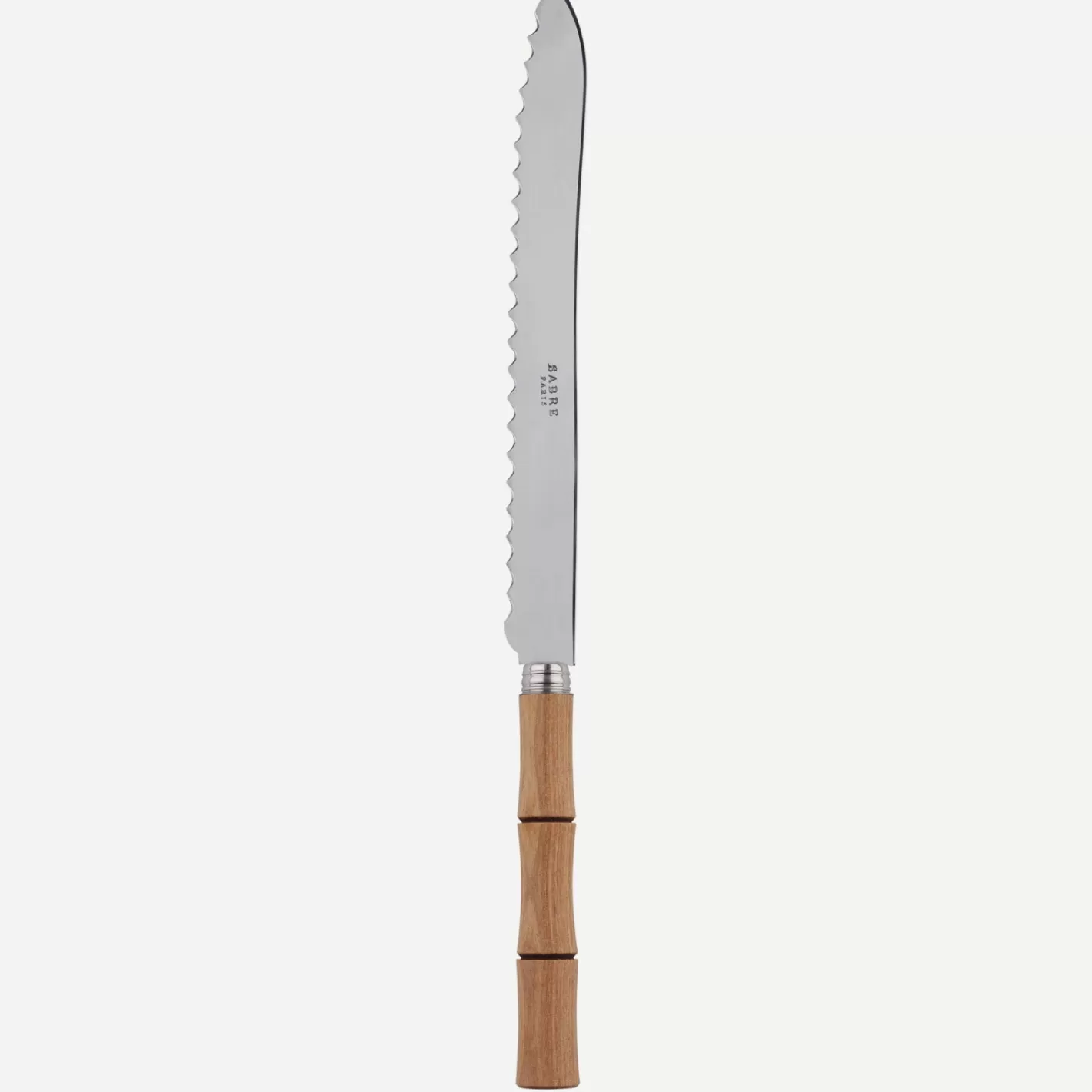 Sabre Paris Bread Knife>Bamboo, Light press wood