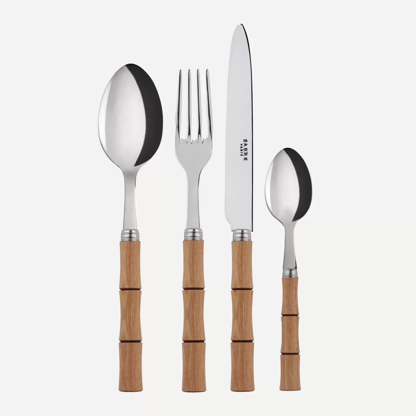 Sabre Paris Set Of 4 Pieces>Bamboo, Light press wood