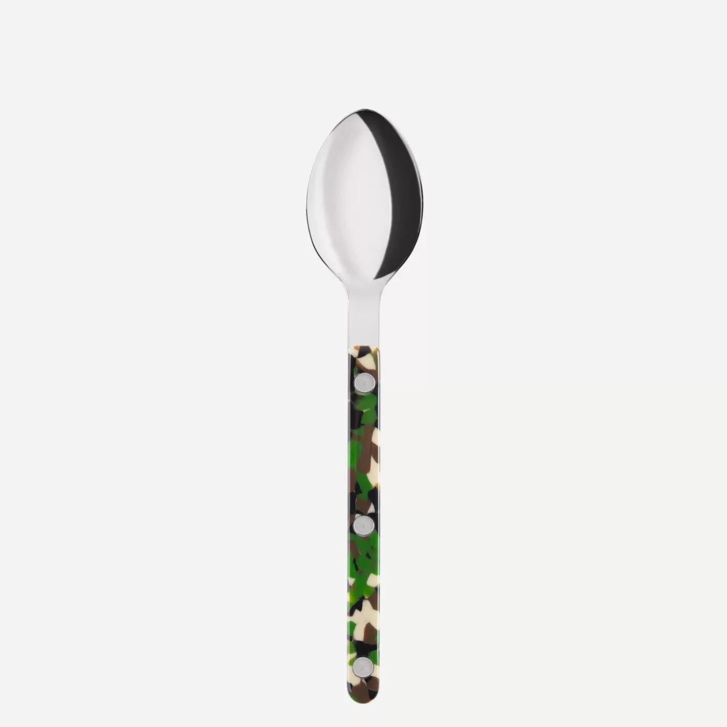 Sabre Paris Dessert Spoon>Bistrot Camouflage, Green