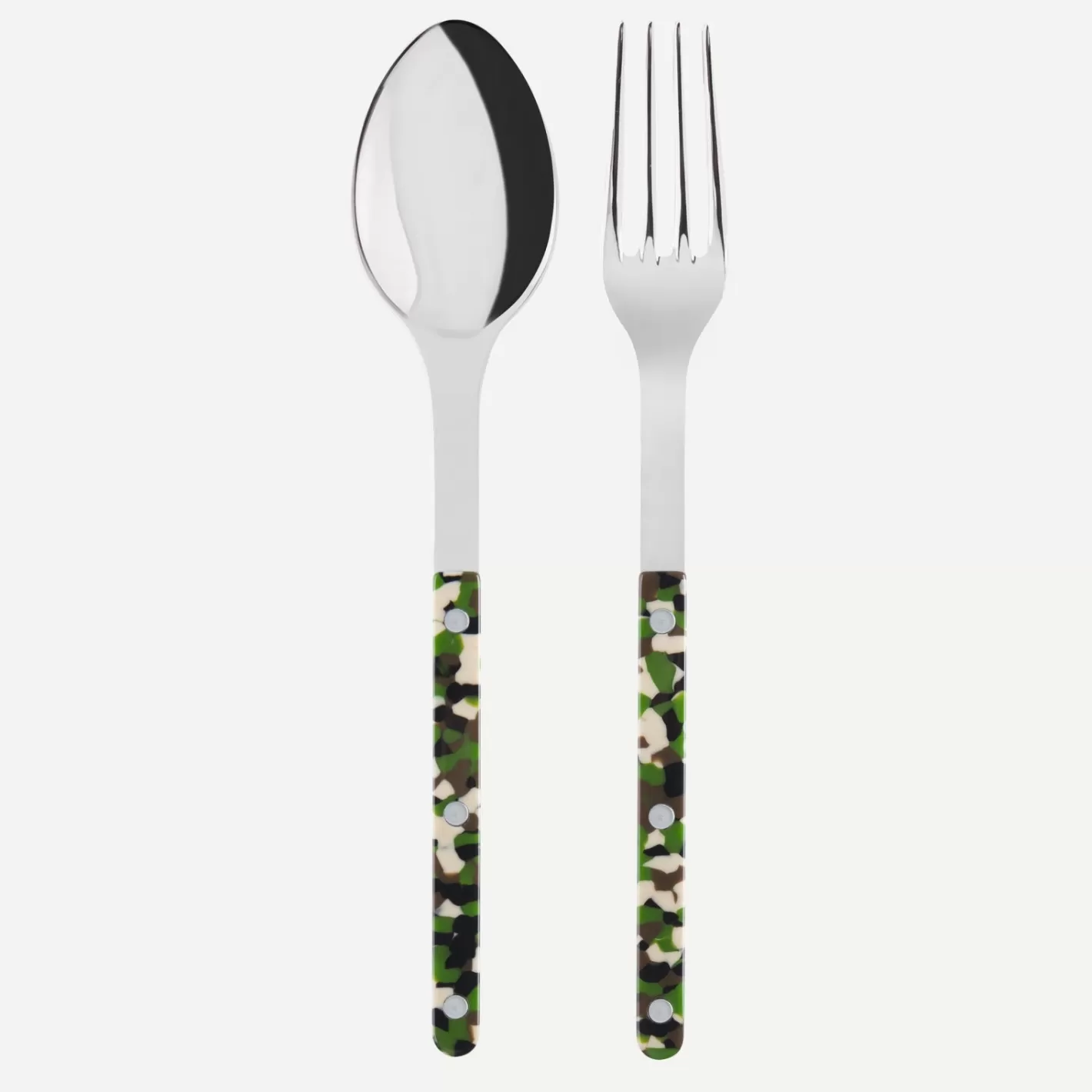 Sabre Paris Serving Set>Bistrot Camouflage, Green