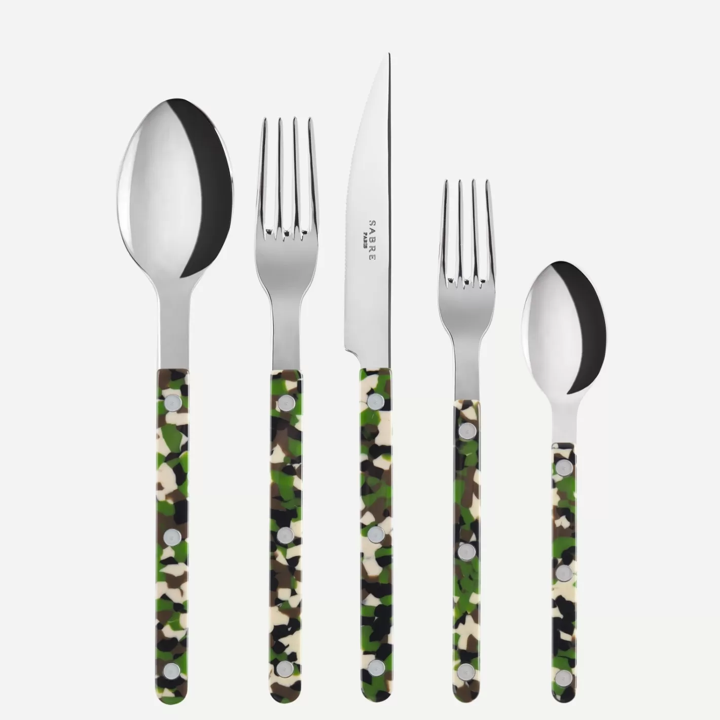 Sabre Paris Set Of 5 Pieces>Bistrot Camouflage, Green