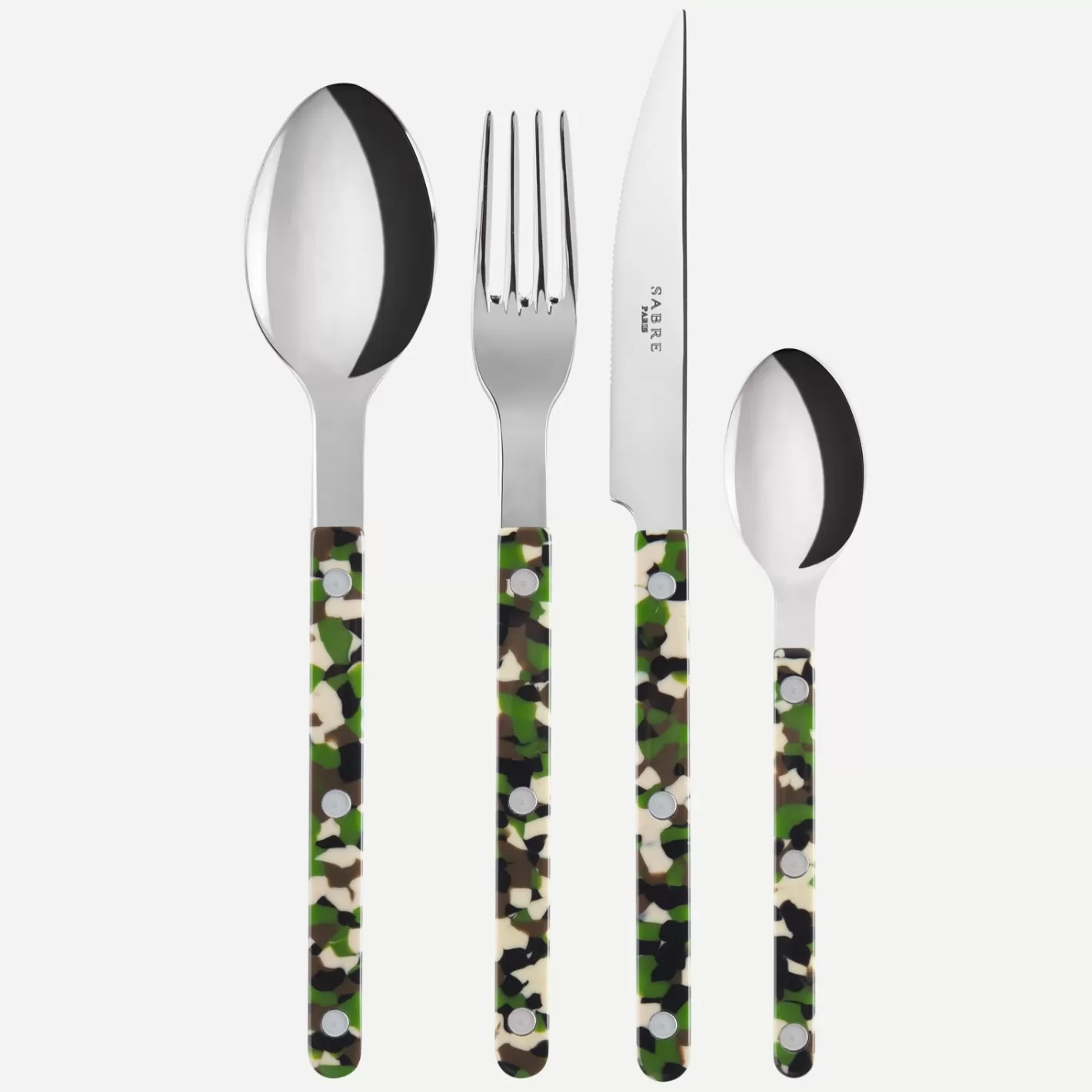 Sabre Paris Set Of 4 Pieces>Bistrot Camouflage, Green