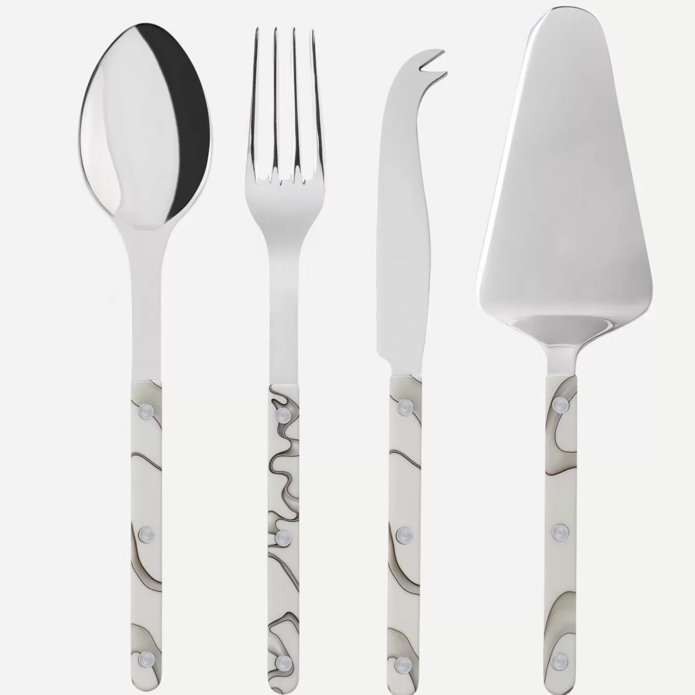 Sabre Paris Set Of 4 Must-Have Serving Pieces>Bistrot Dune, Ivory