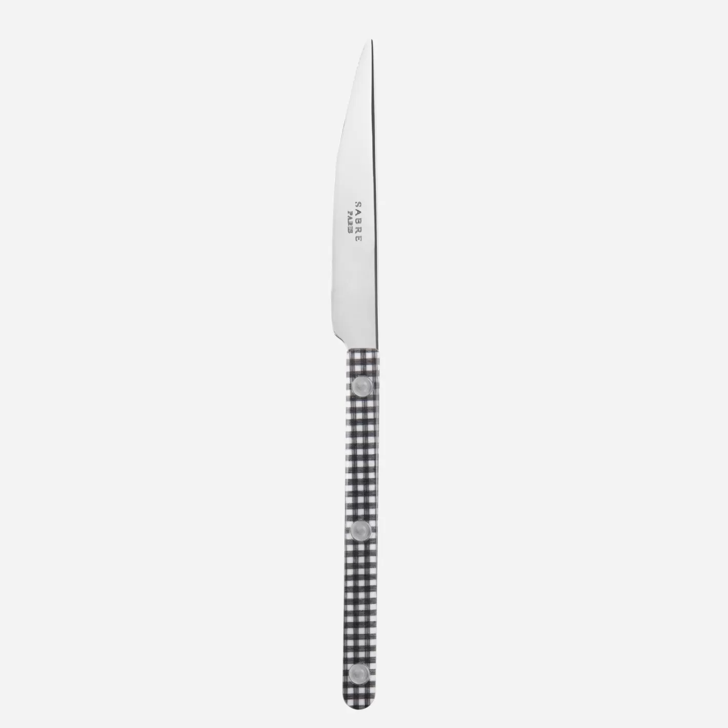 Sabre Paris Dessert Knife>Bistrot Gingham, Black