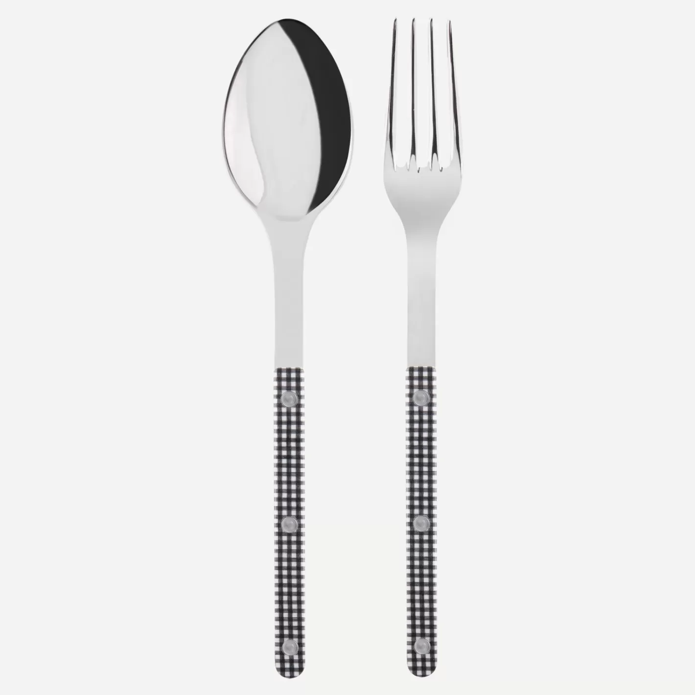 Sabre Paris Serving Set>Bistrot Gingham, Black