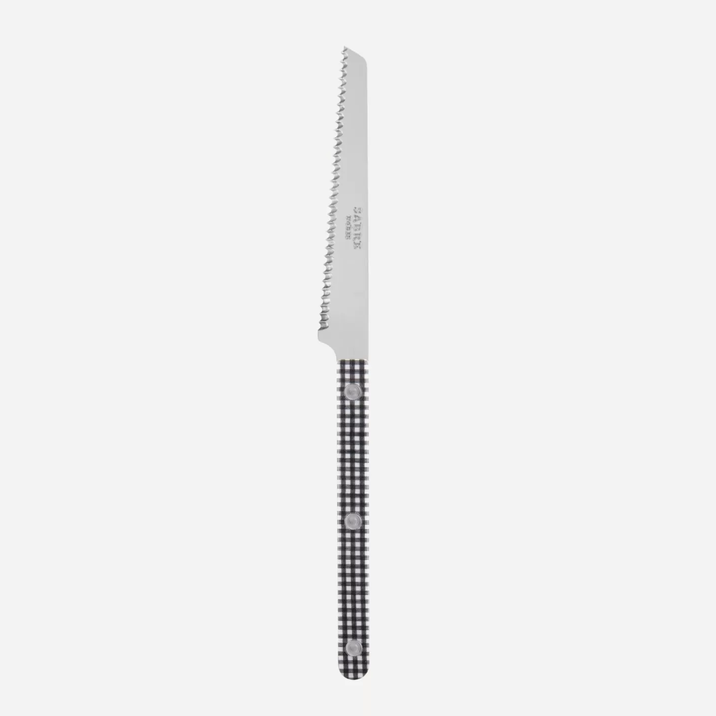 Sabre Paris Tomato Knife>Bistrot Gingham, Black