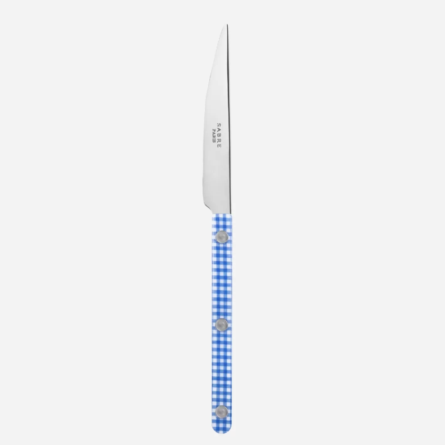 Sabre Paris Dessert Knife>Bistrot Gingham, Blue