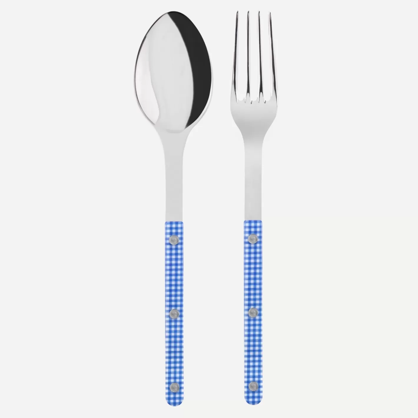 Sabre Paris Serving Set>Bistrot Gingham, Blue