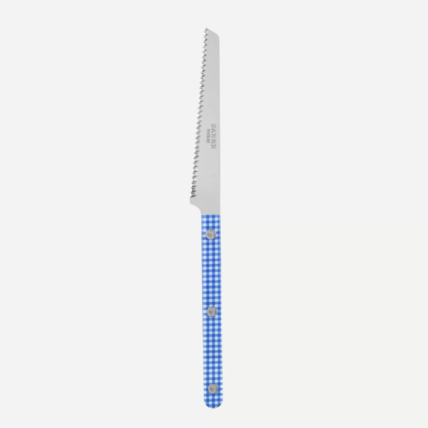 Sabre Paris Tomato Knife>Bistrot Gingham, Blue