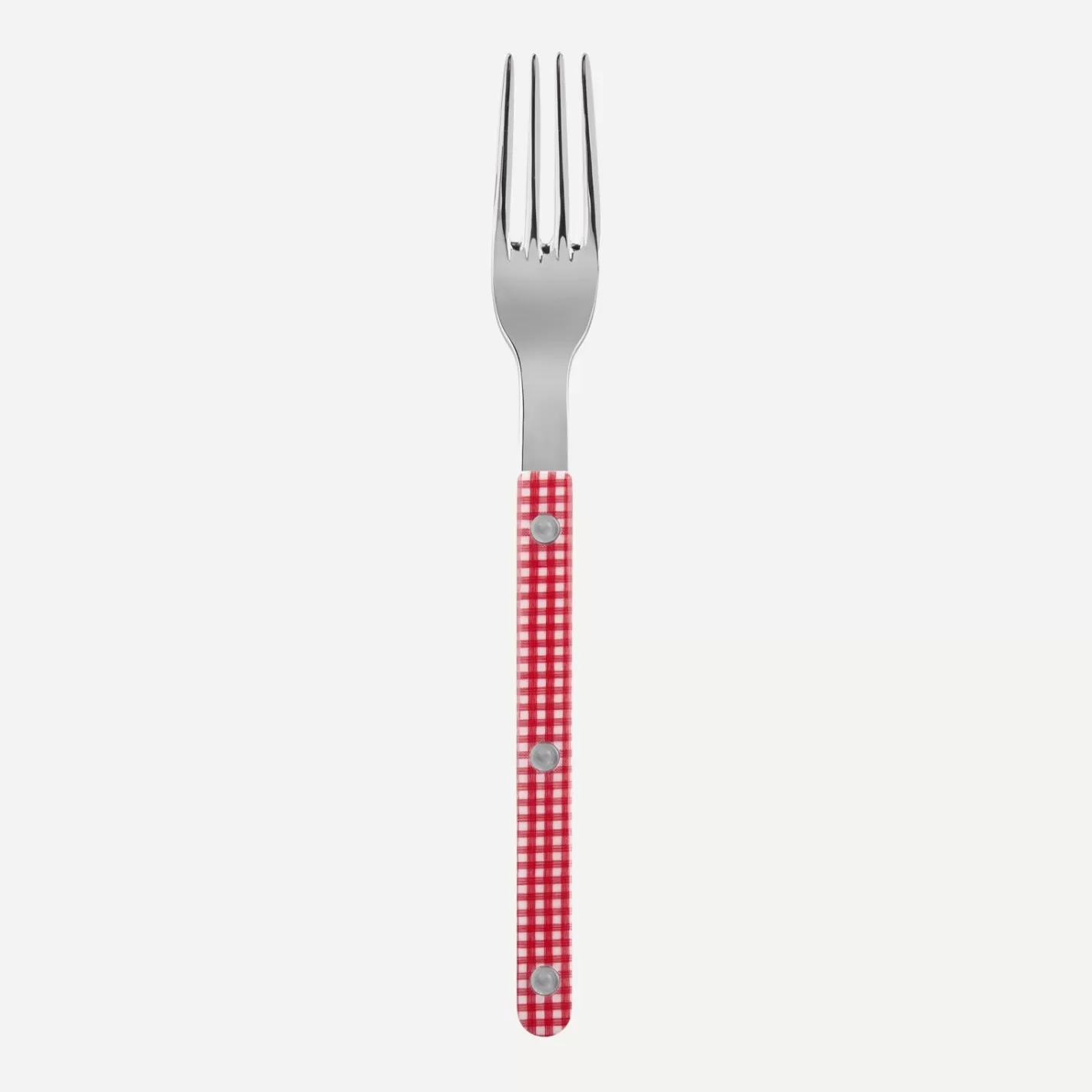 Sabre Paris Dinner Fork>Bistrot Gingham, Red