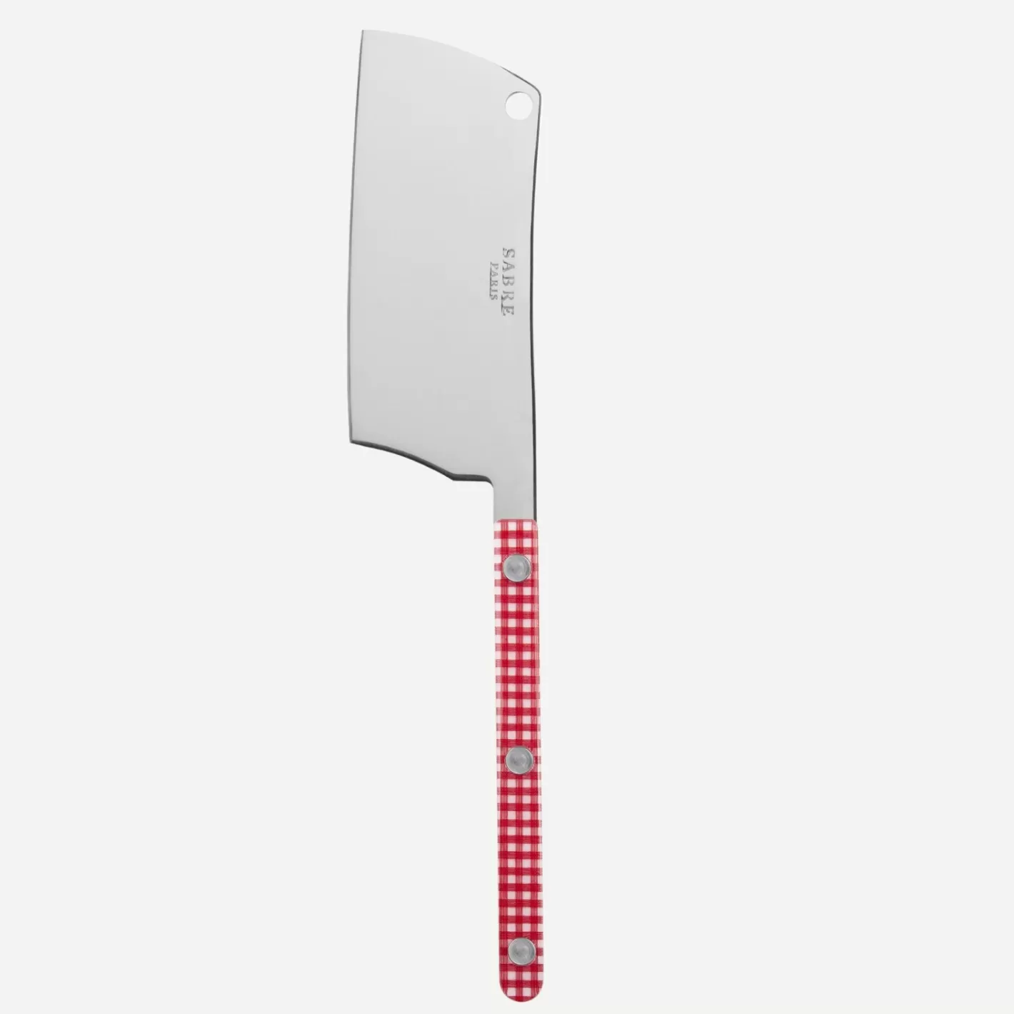 Sabre Paris Cheese Cleaver>Bistrot Gingham, Red