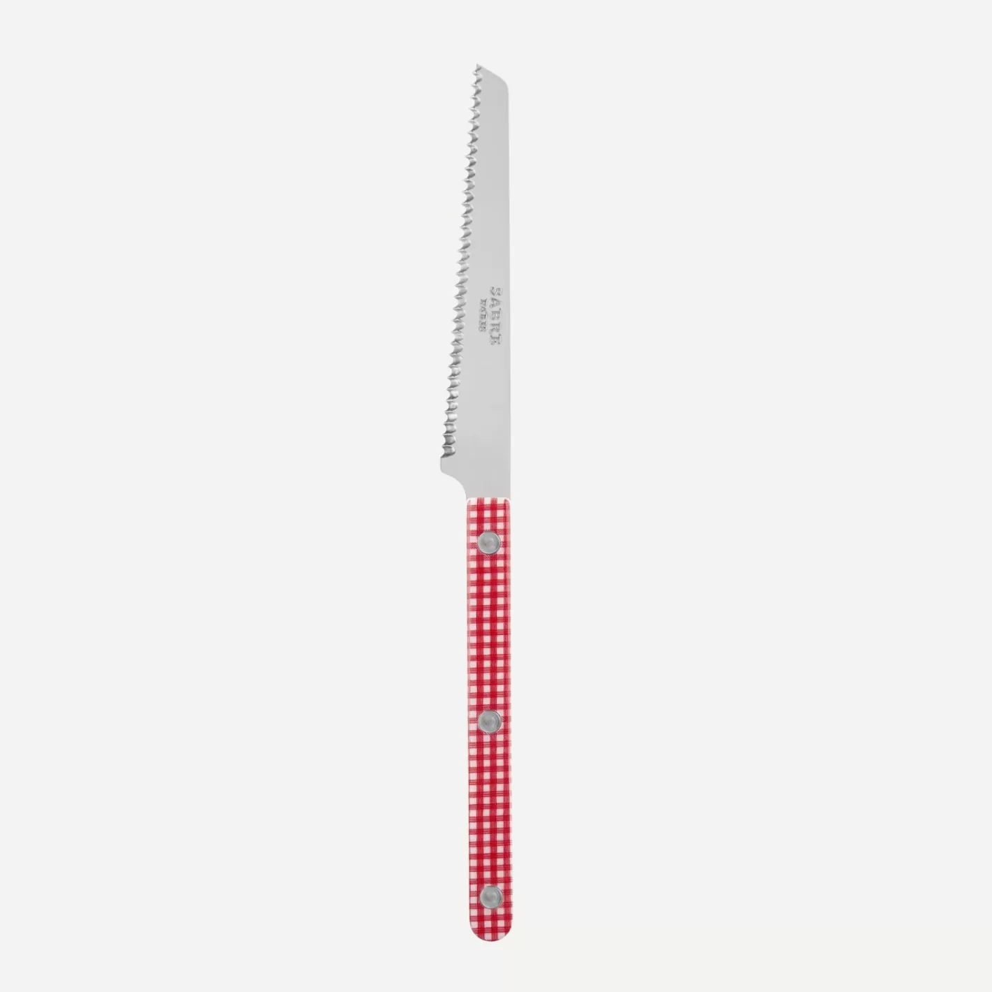 Sabre Paris Tomato Knife>Bistrot Gingham, Red