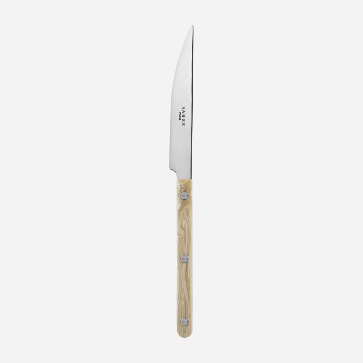 Sabre Paris Dinner Knife>Bistrot Horn, Faux Horn