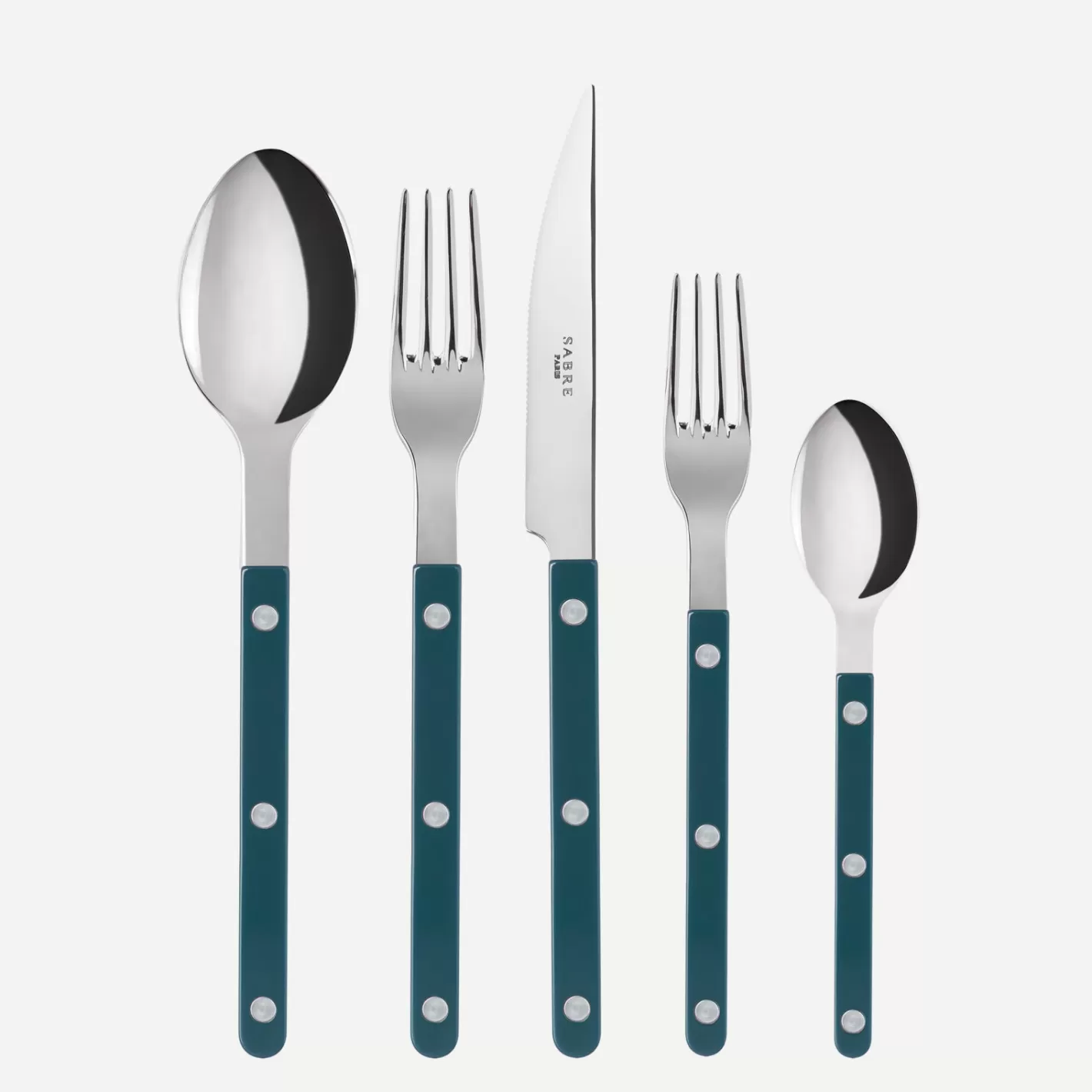 Sabre Paris Set Of 5 Pieces>Bistrot Solid, Aquamarine