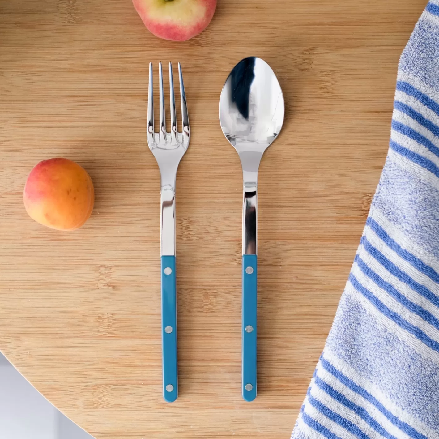 Sabre Paris Serving Set>Bistrot Solid, Aquamarine