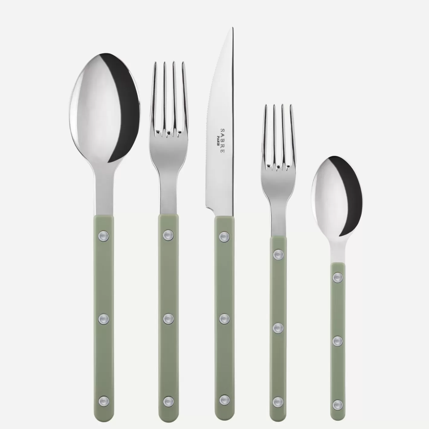 Sabre Paris Set Of 5 Pieces>Bistrot Solid, Asparagus