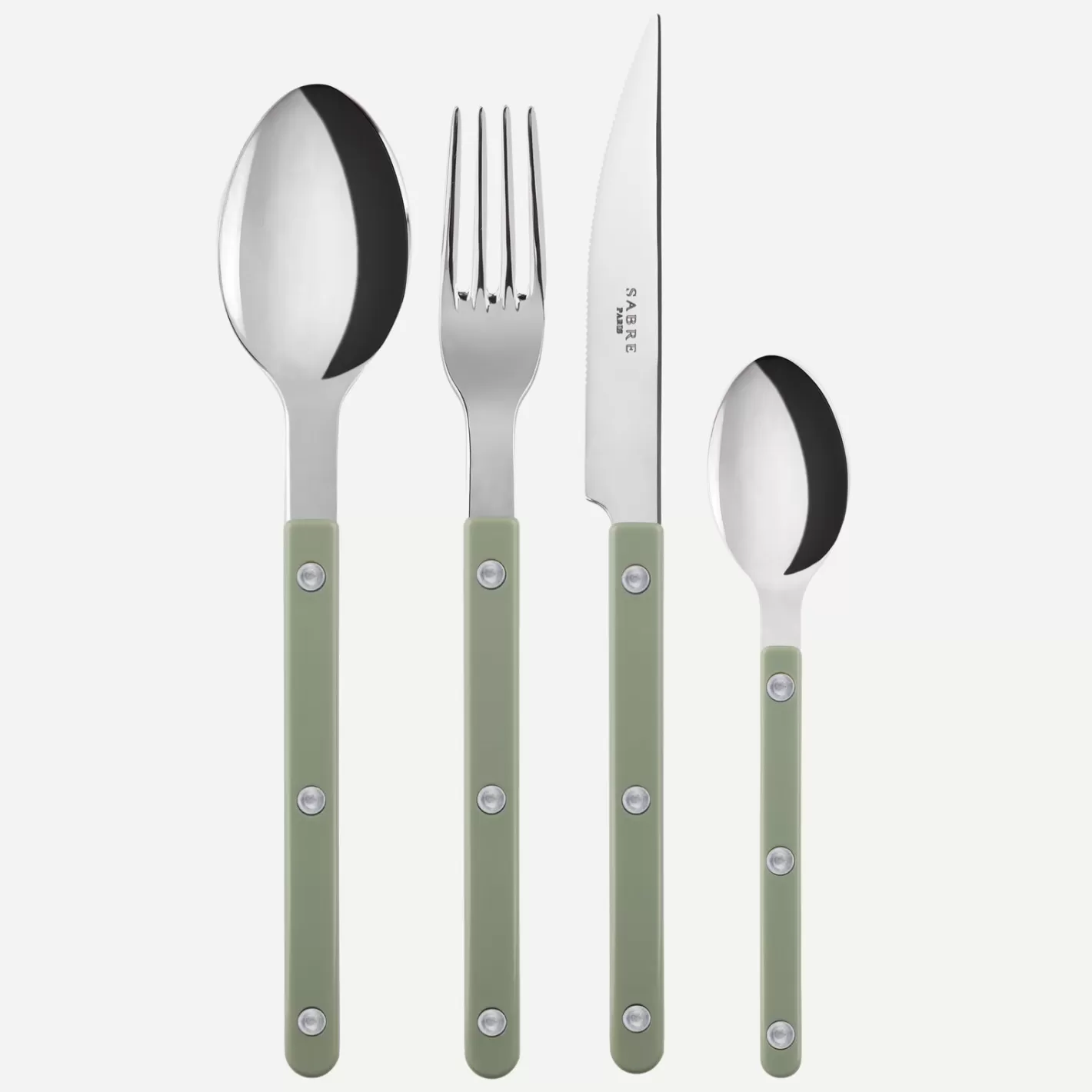 Sabre Paris Set Of 4 Pieces>Bistrot Solid, Asparagus