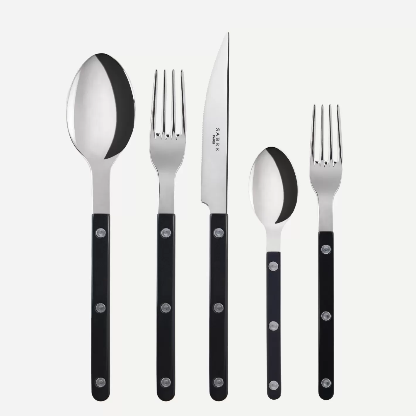 Sabre Paris Set Of 5 Pieces>Bistrot Solid, Black