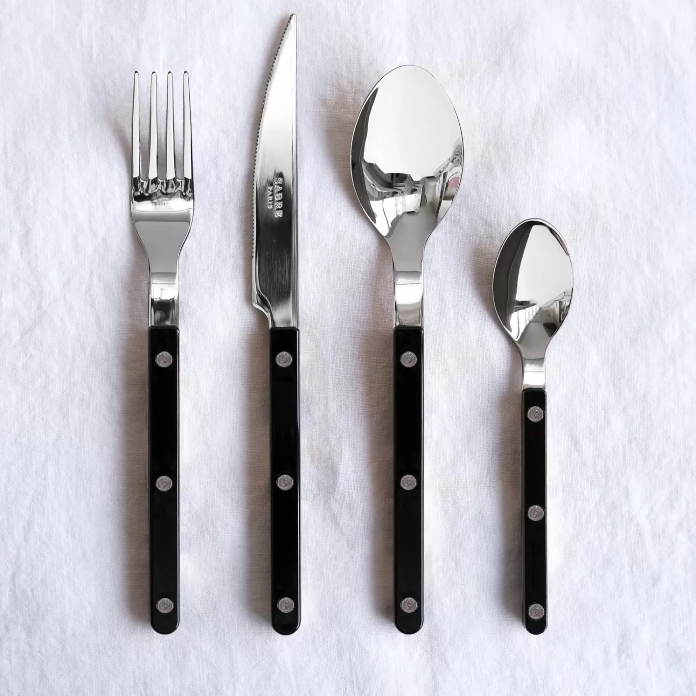 Sabre Paris Soup Spoon>Bistrot Solid, Black