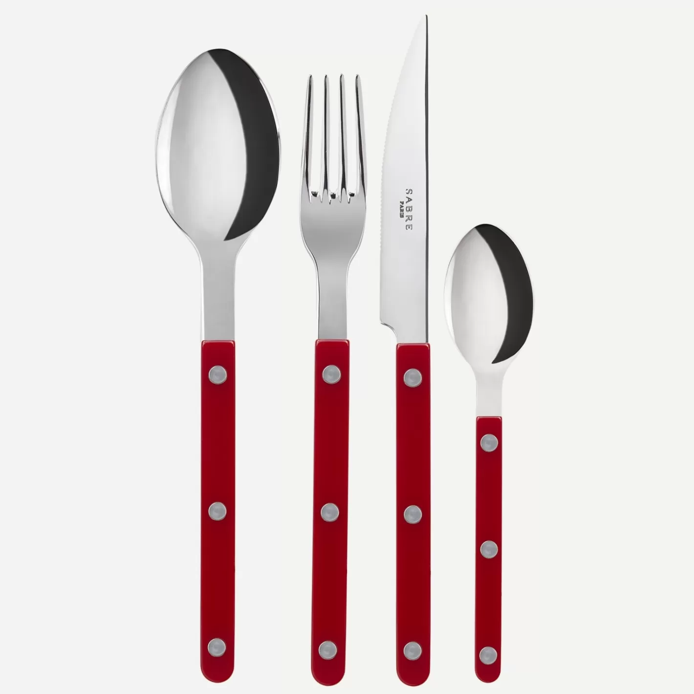 Sabre Paris 24 Pieces Set>Bistrot Solid, Burgundy