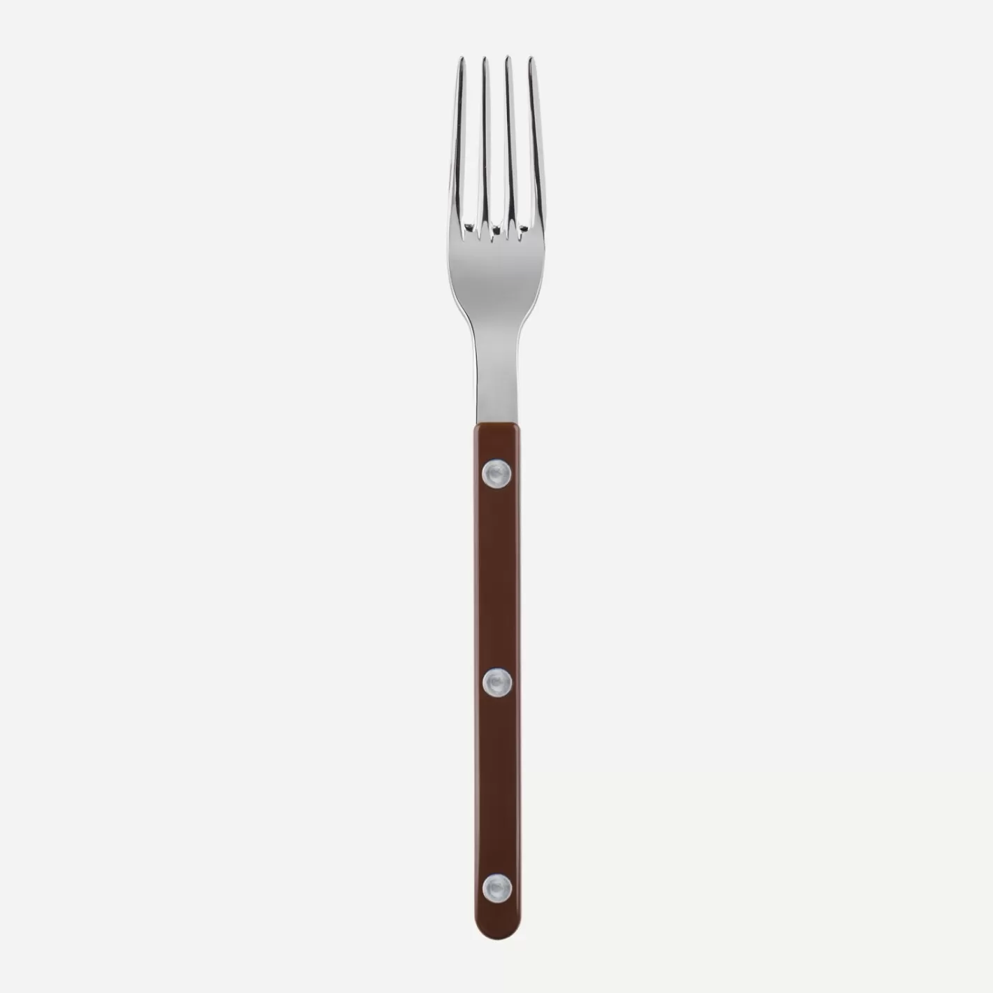 Sabre Paris Salad Fork>Bistrot Solid, Chocolate