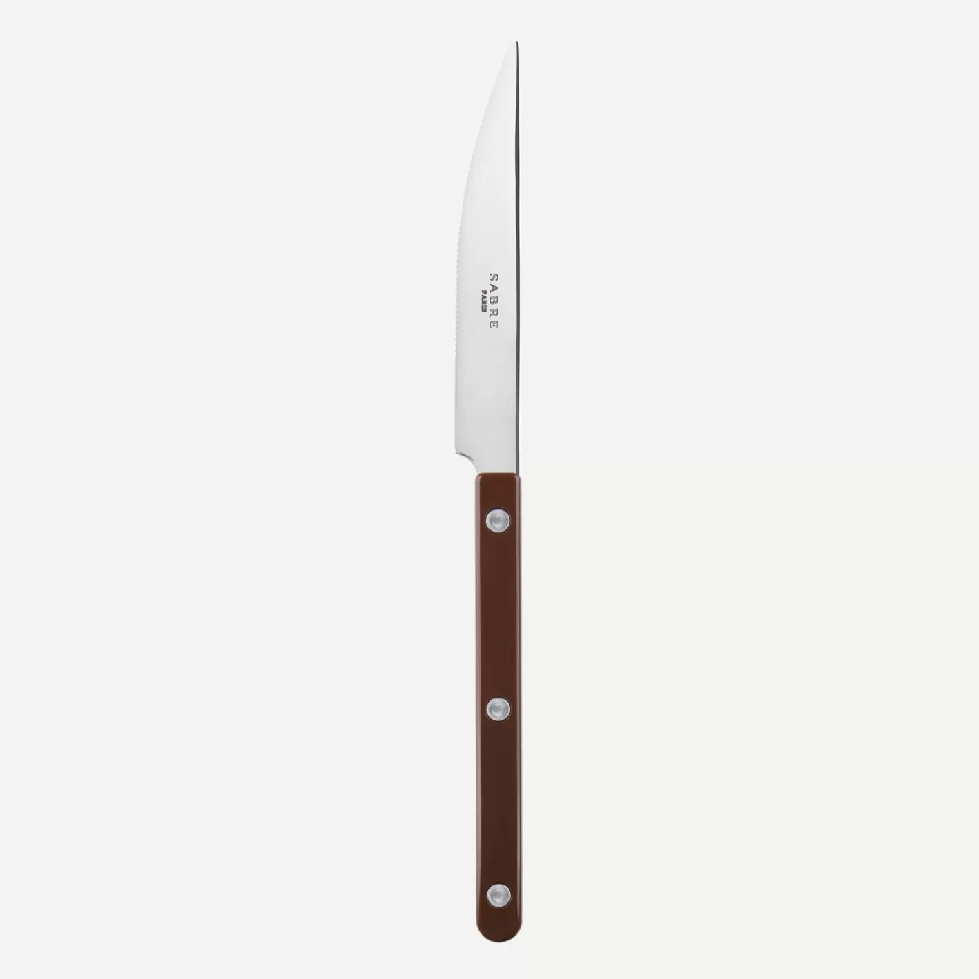 Sabre Paris Dinner Knife>Bistrot Solid, Chocolate