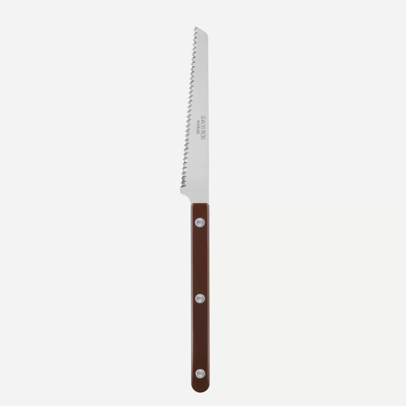 Sabre Paris Tomato Knife>Bistrot Solid, Chocolate