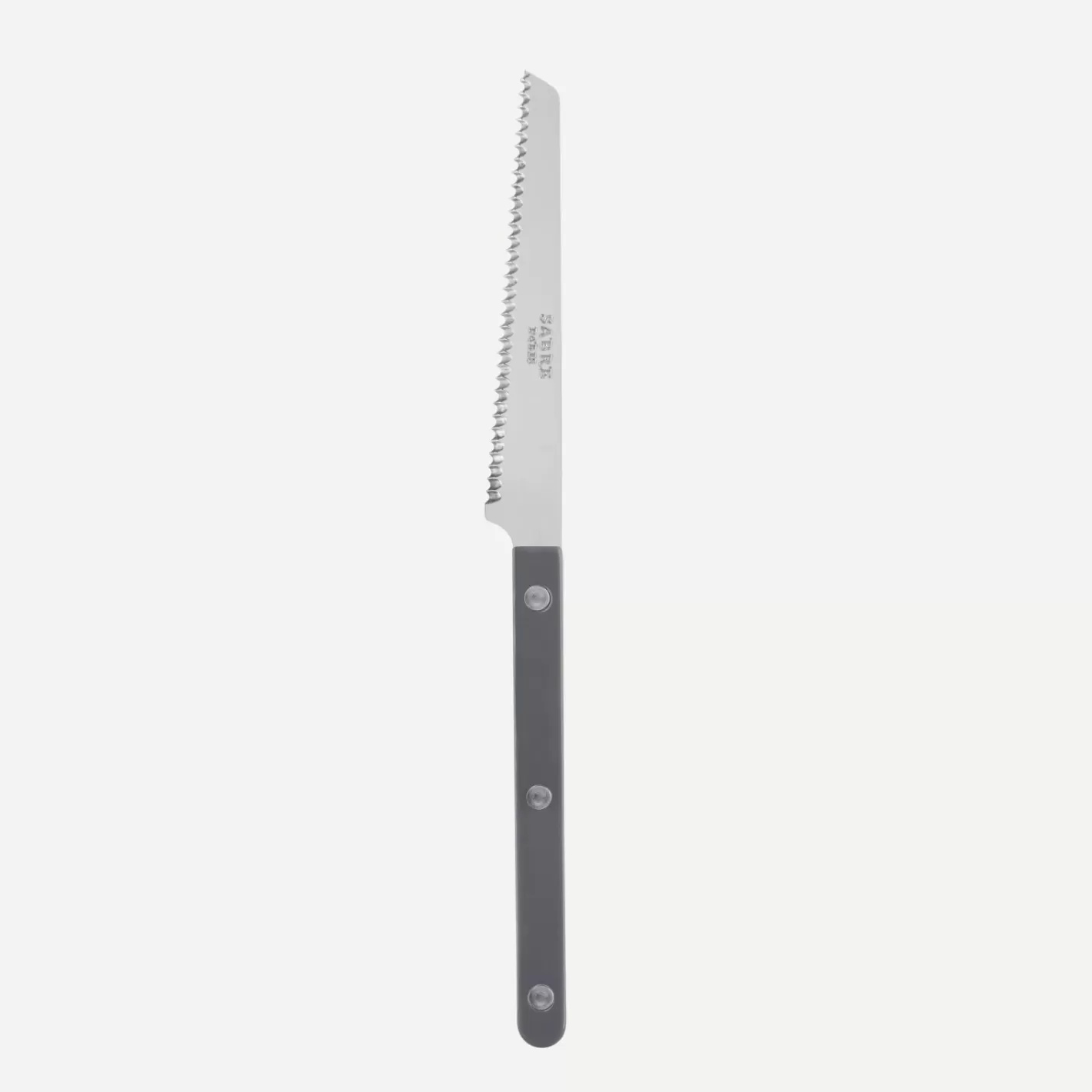 Sabre Paris Tomato Knife>Bistrot Solid, Dark grey