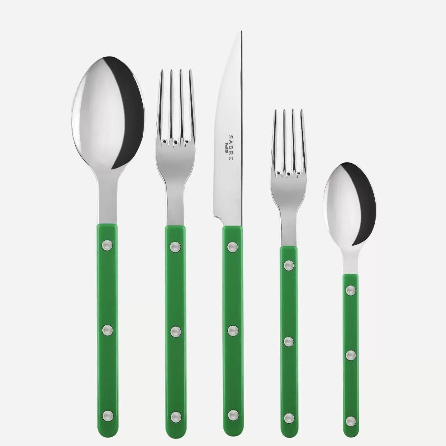 Sabre Paris Set Of 5 Pieces>Bistrot Solid, Garden green