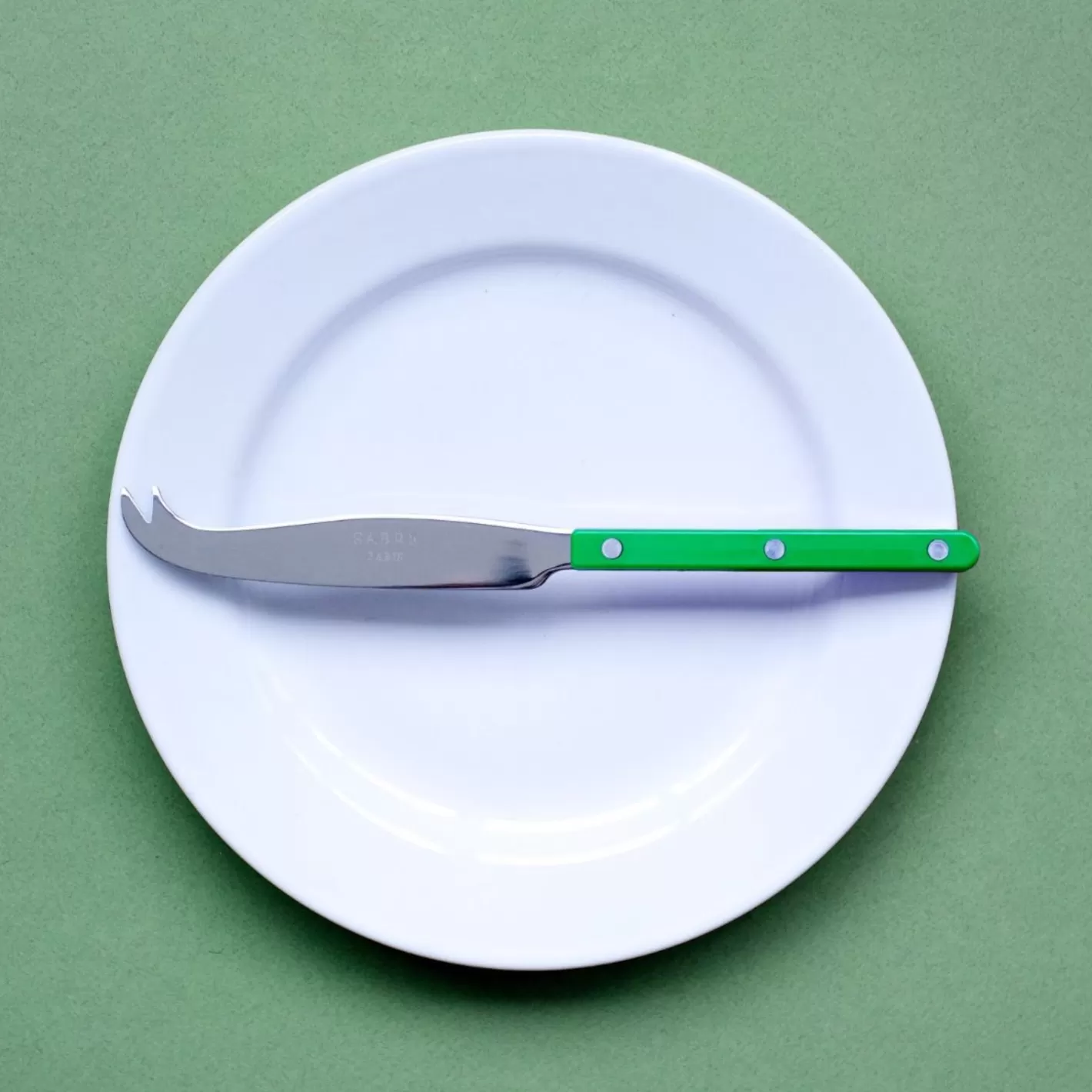 Sabre Paris Cheese Knife>Bistrot Solid, Garden green