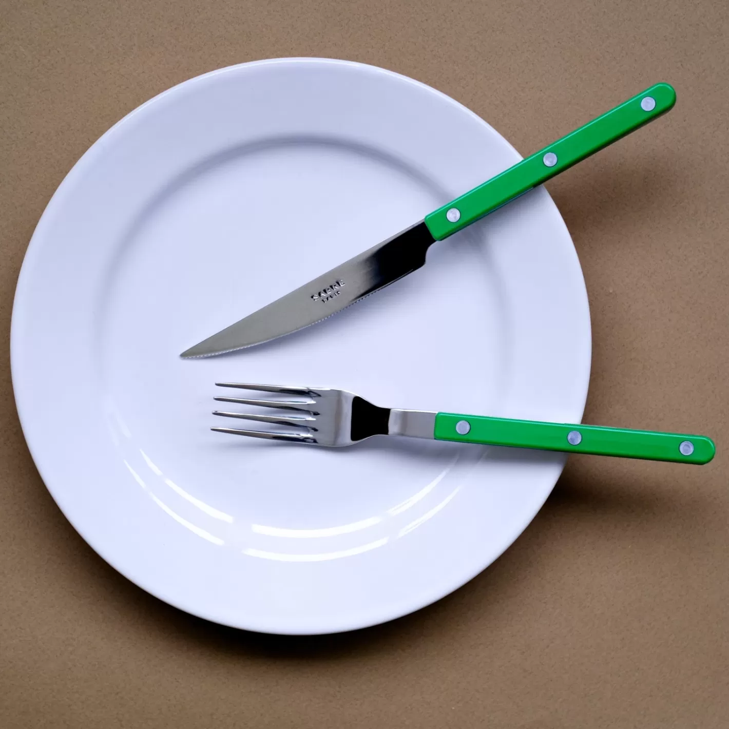 Sabre Paris Dinner Fork>Bistrot Solid, Garden green