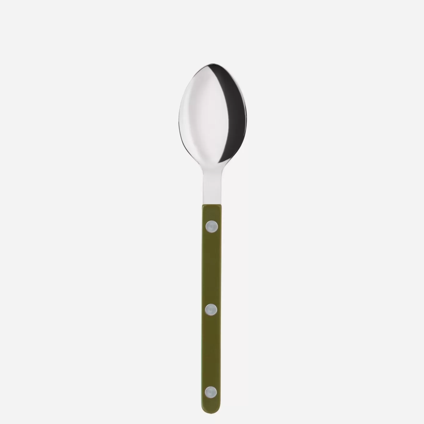 Sabre Paris Dessert Spoon>Bistrot Solid, Green fern