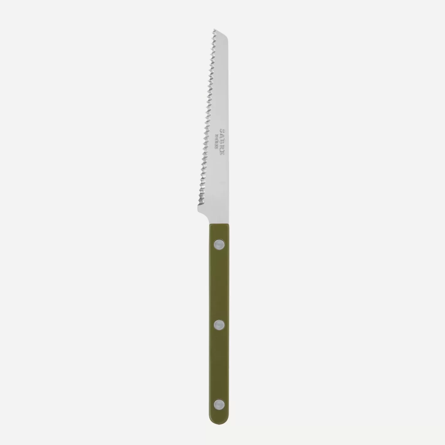 Sabre Paris Tomato Knife>Bistrot Solid, Green fern