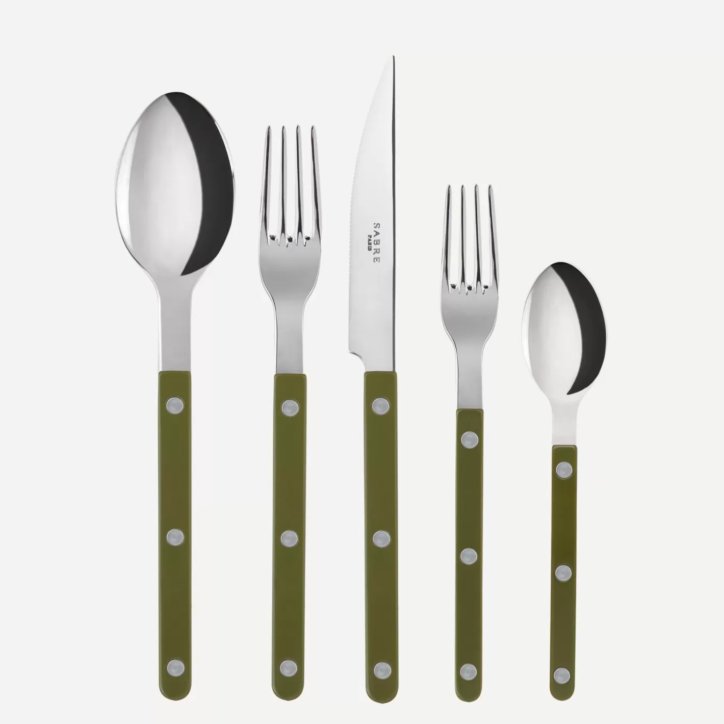 Sabre Paris Set Of 5 Pieces>Bistrot Solid, Green fern