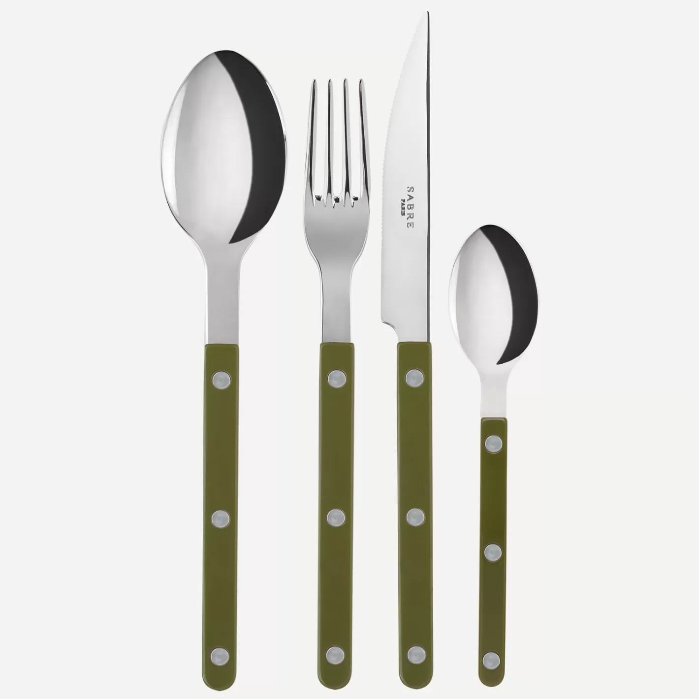 Sabre Paris Set Of 4 Pieces>Bistrot Solid, Green fern