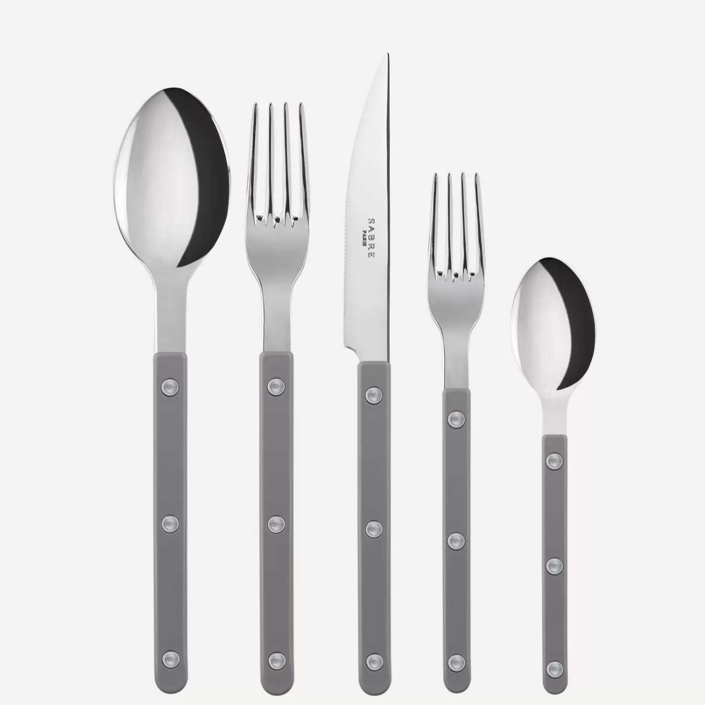 Sabre Paris Set Of 5 Pieces>Bistrot Solid, Grey