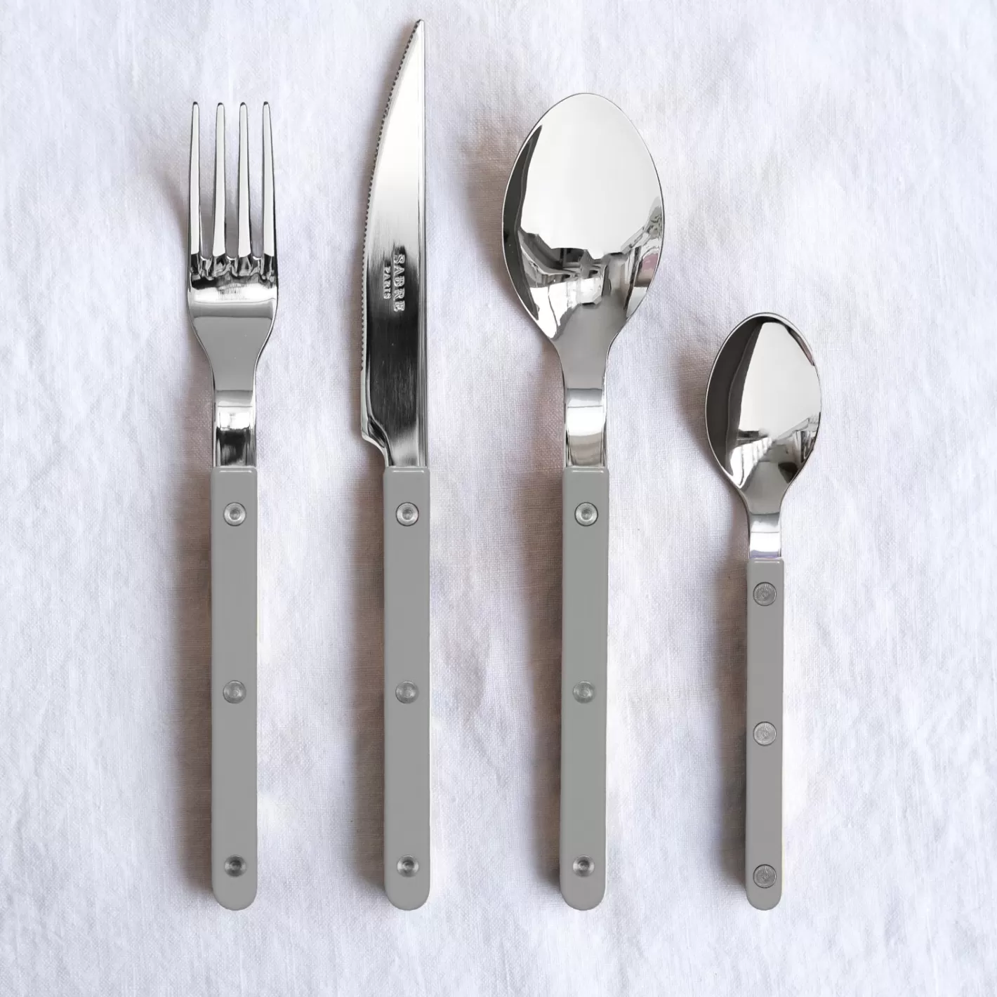 Sabre Paris Soup Spoon>Bistrot Solid, Grey