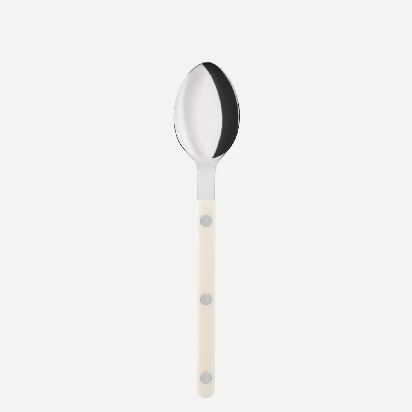 Sabre Paris Dessert Spoon>Bistrot Solid, Ivory