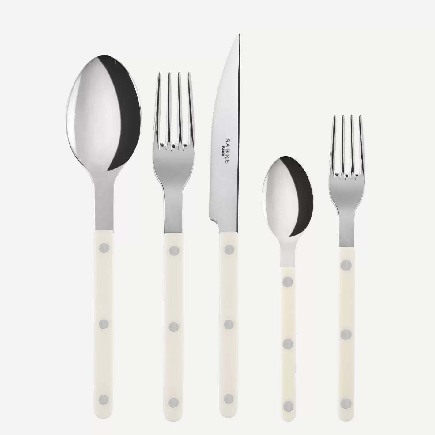 Sabre Paris Set Of 5 Pieces>Bistrot Solid, Ivory