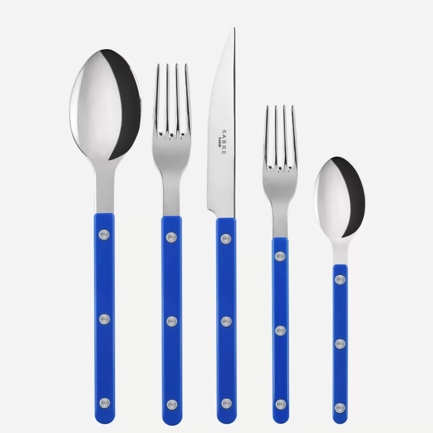 Sabre Paris Set Of 5 Pieces>Bistrot Solid, Lapis blue