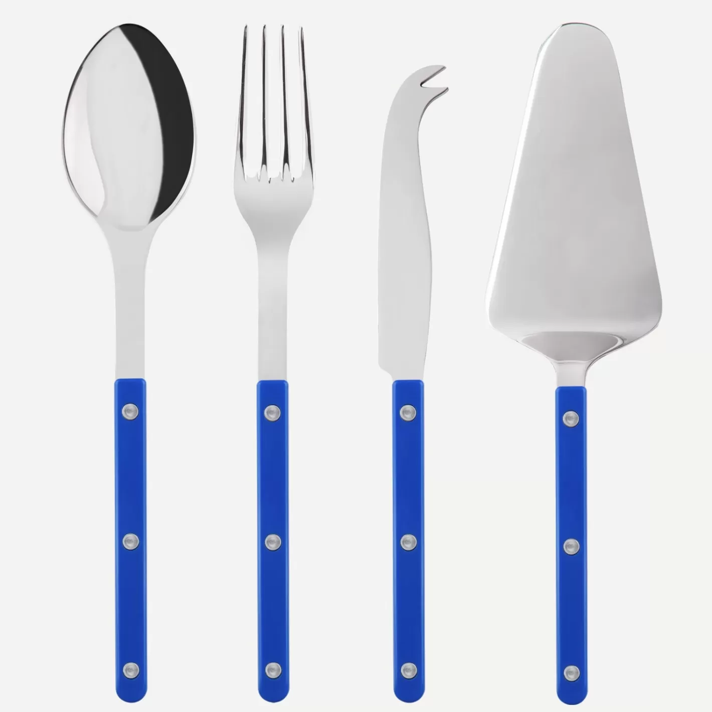 Sabre Paris Set Of 4 Must-Have Serving Pieces>Bistrot Solid, Lapis blue