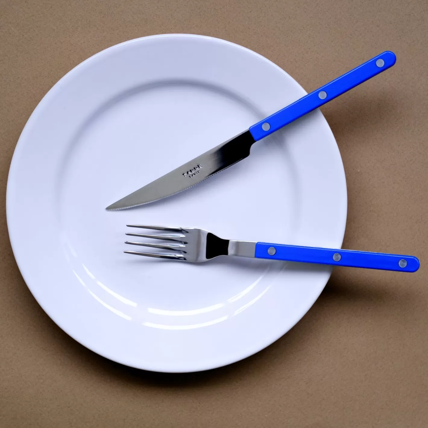 Sabre Paris Dinner Fork>Bistrot Solid, Lapis blue