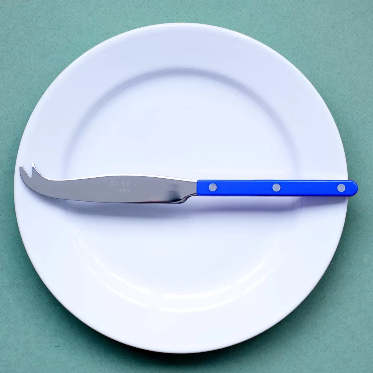 Sabre Paris Cheese Knife>Bistrot Solid, Lapis blue