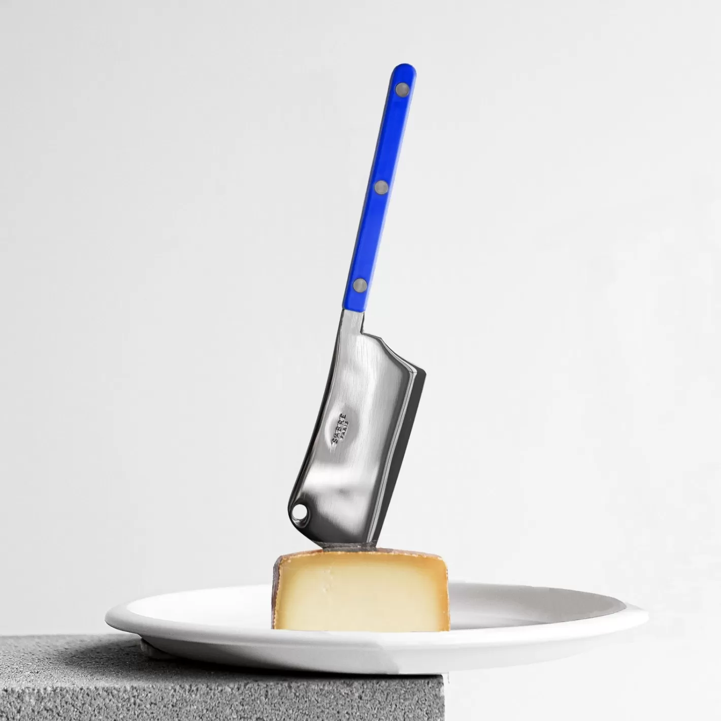 Sabre Paris Cheese Cleaver>Bistrot Solid, Lapis blue