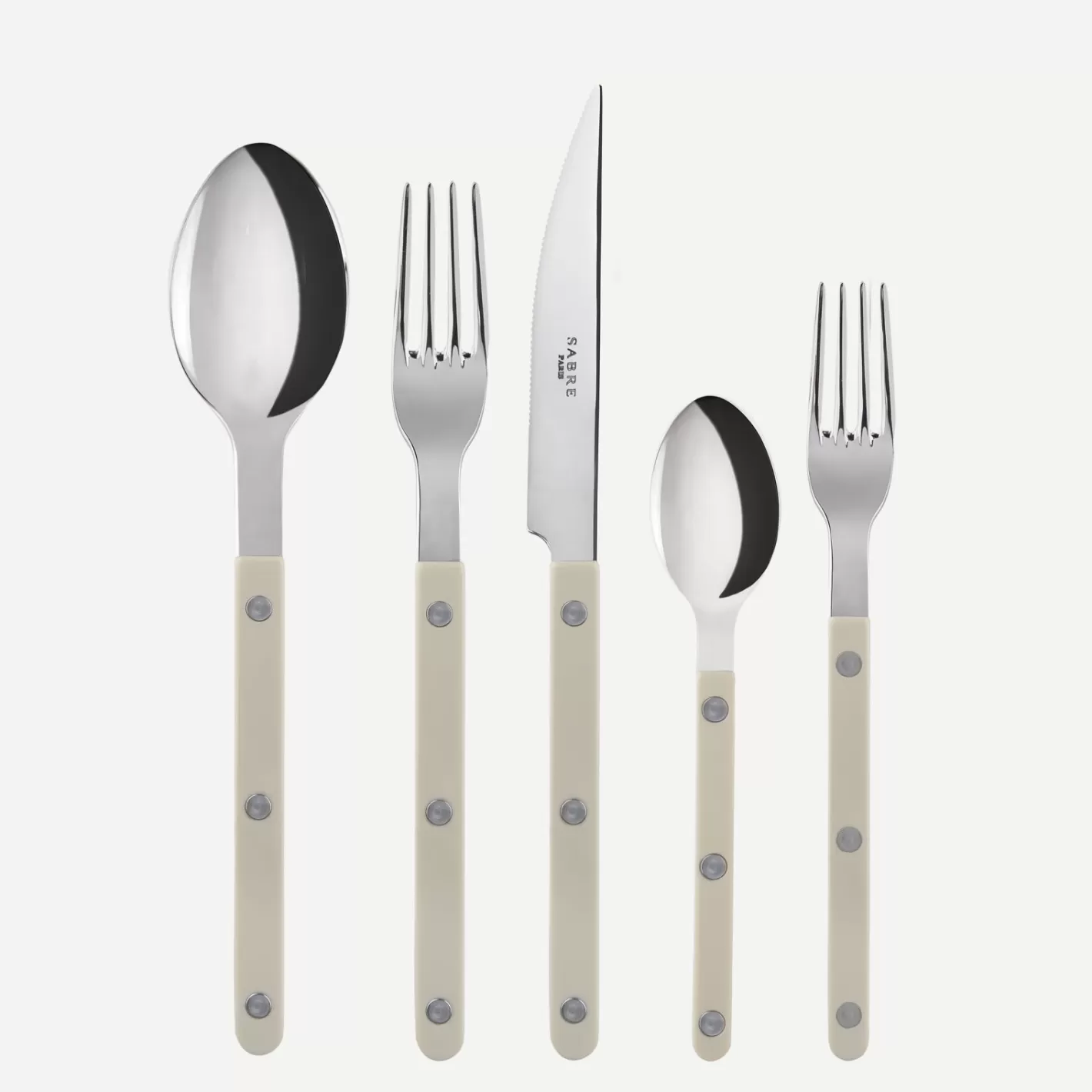 Sabre Paris Set Of 5 Pieces>Bistrot Solid, Light kaki