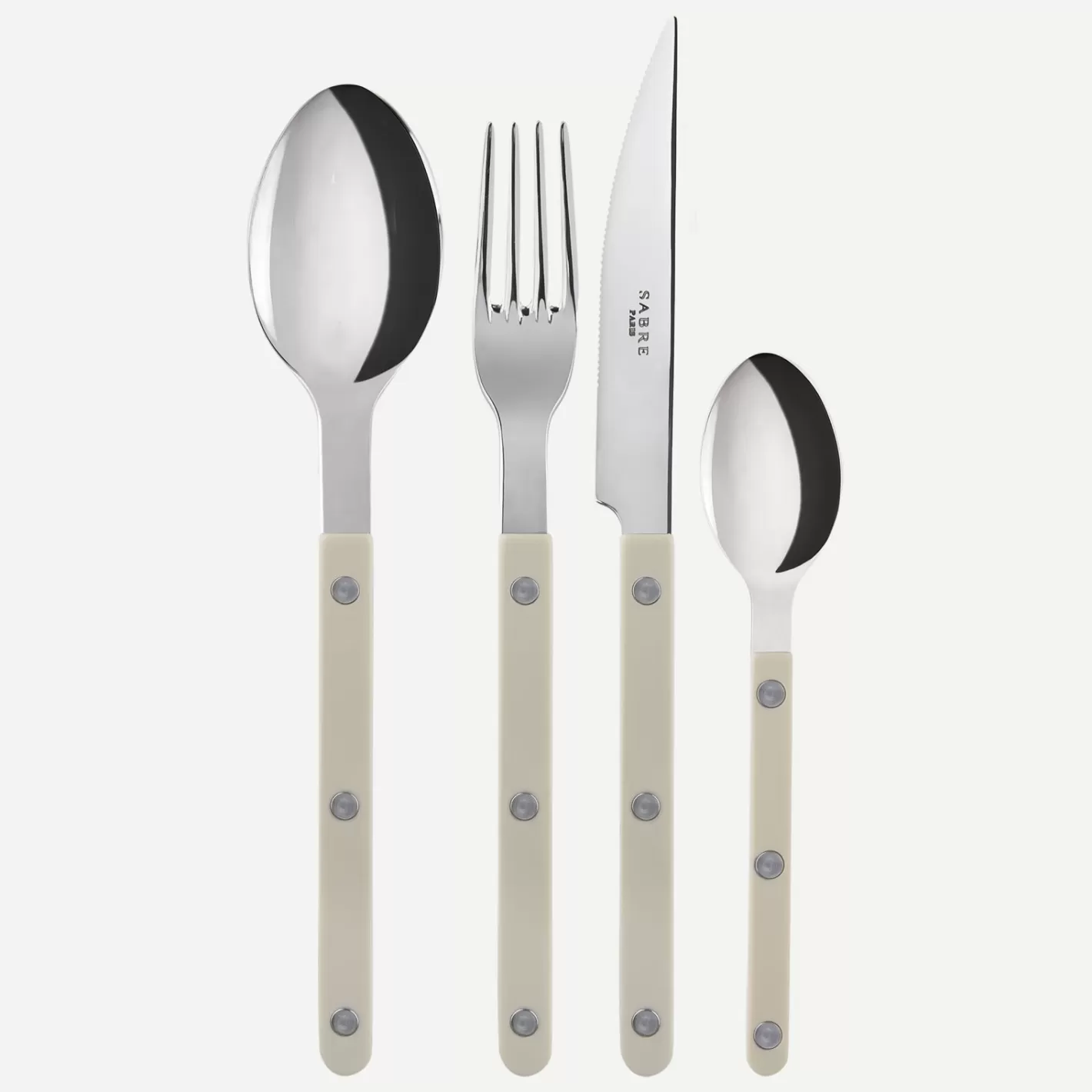 Sabre Paris Set Of 4 Pieces>Bistrot Solid, Light kaki