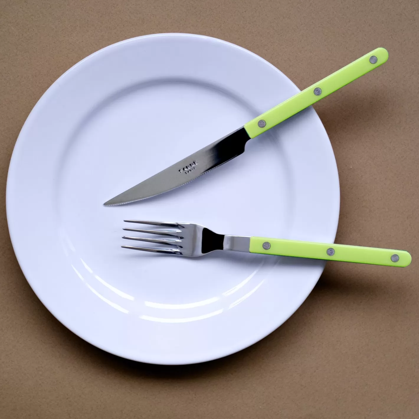 Sabre Paris Dinner Fork>Bistrot Solid, Lime