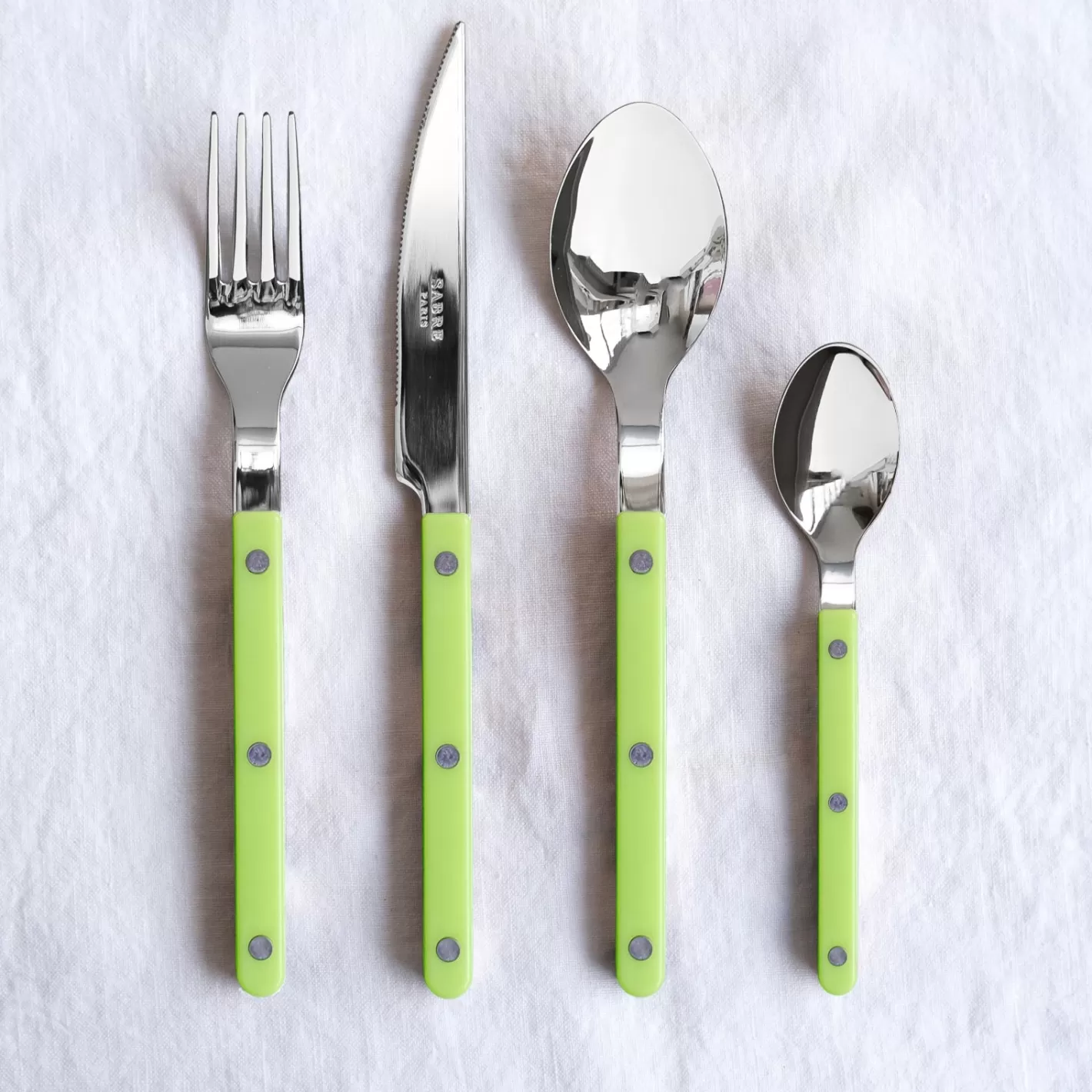 Sabre Paris Soup Spoon>Bistrot Solid, Lime