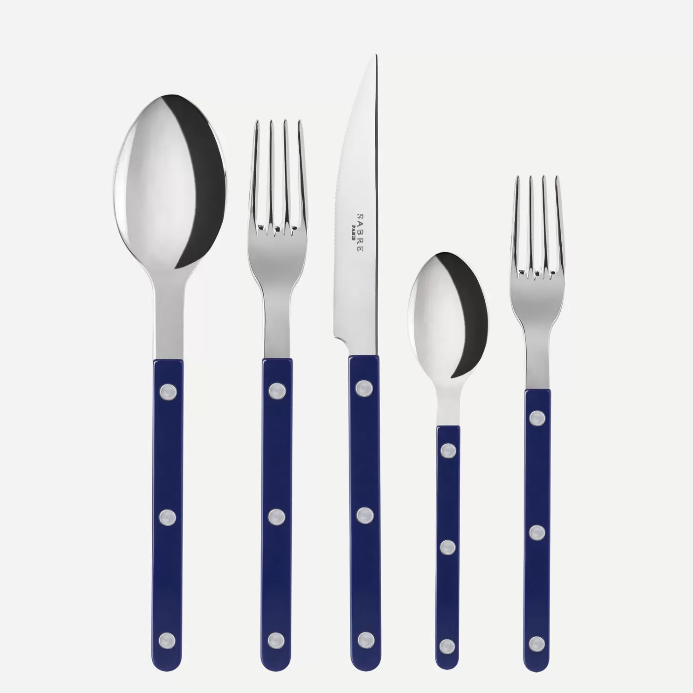 Sabre Paris Set Of 5 Pieces>Bistrot Solid, Navy blue